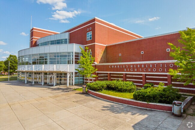 Entrance to Charles Herbert Flowers High School.