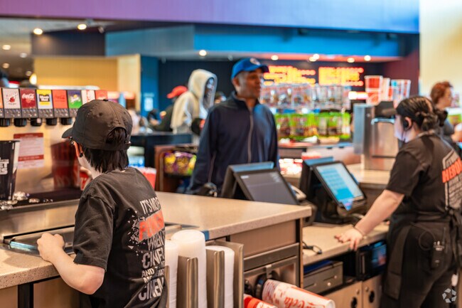 Cinemark has all your favorite snacks including candy, drinks, and of course popcorn.