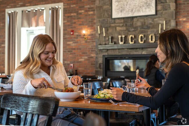 Head over to Lucco Cucina and Bar for delicious food and drinks.