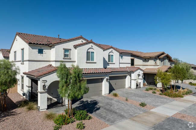 The neighborhood offers Spanish influence duplexes with red-tilted roofs and stucco exteriors.
