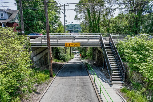 Rialto Street in the Troy Hill neighborhood is the steepest hill in Pittsburgh and the country.