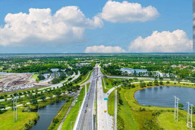 Head West on St Lucie W Blvd and arrive at The Reserve.