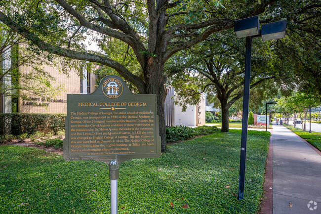 Originally the Medical College of Georgia, Augusta University now sits in Midtown Augusta.