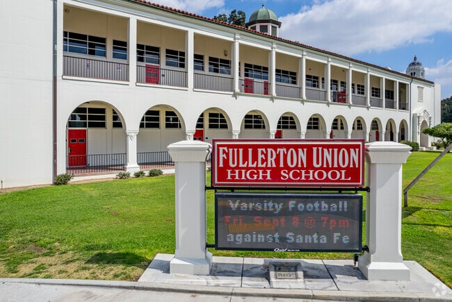 Fullerton Union High School is a great school in the community with a grade A+ by Niche.