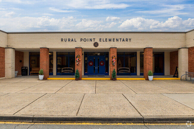Entrance of Rural Point Elementary School.