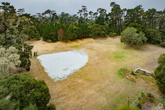 Community High School open space in Pacific Grove, California.