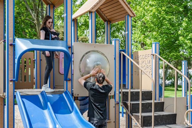Bohlken Park, in Fairview Park, features a playground, baseball diamonds, and a walking path.