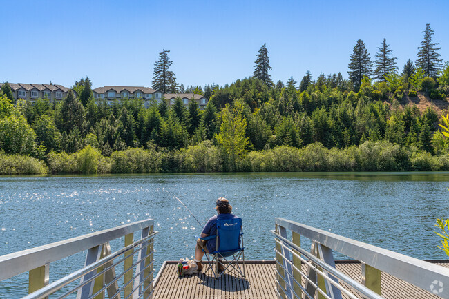 Neighbors Southwest residents enjoy fishing at Progress Lake Park.