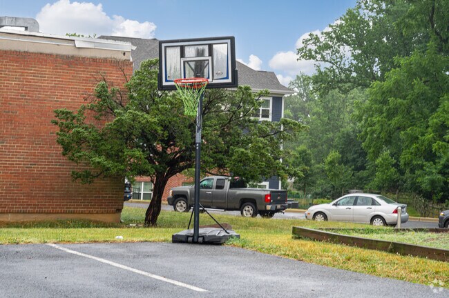 Students can play with the Basketball court at Mt. Jezreel Baptist Church School.