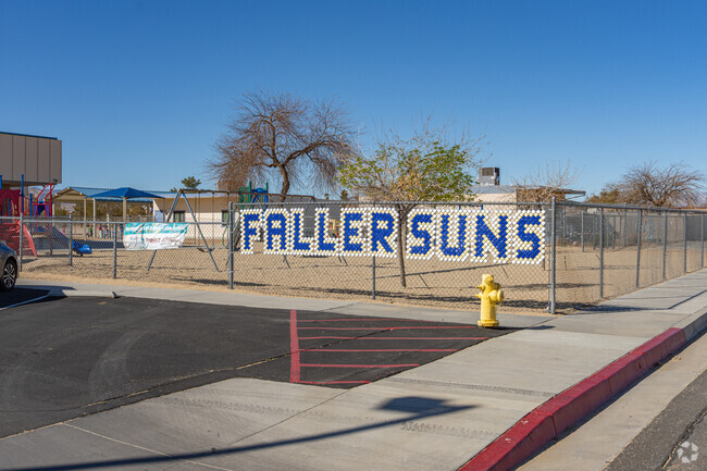 The students of Faller Elementary School are proud to be called the Suns.