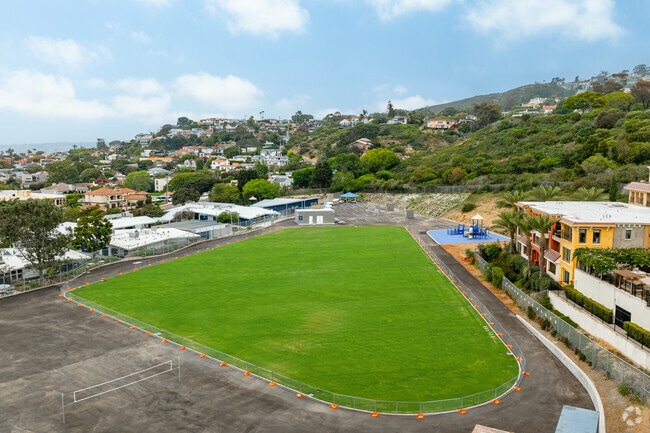 A view from above the playing fields at La Jolla Elementary School.