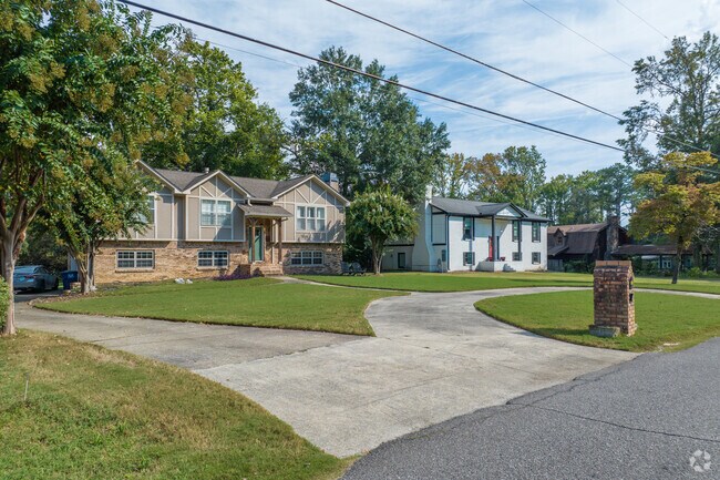 Bluff Park offers split-level homes.