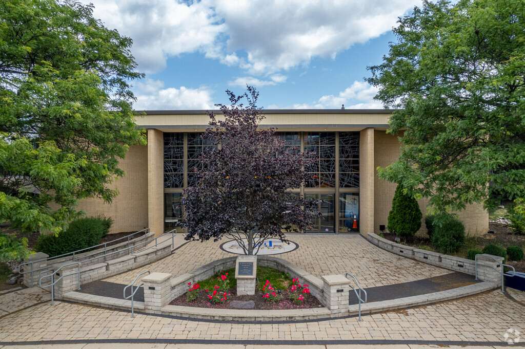 A beautiful entrance to the All Saints Catholic Academy used by students in Will-O-Way.