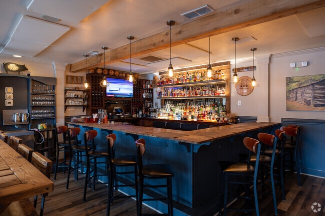 Union Hill bar and grill has over 70 kinds of whiskeys and bourbons.