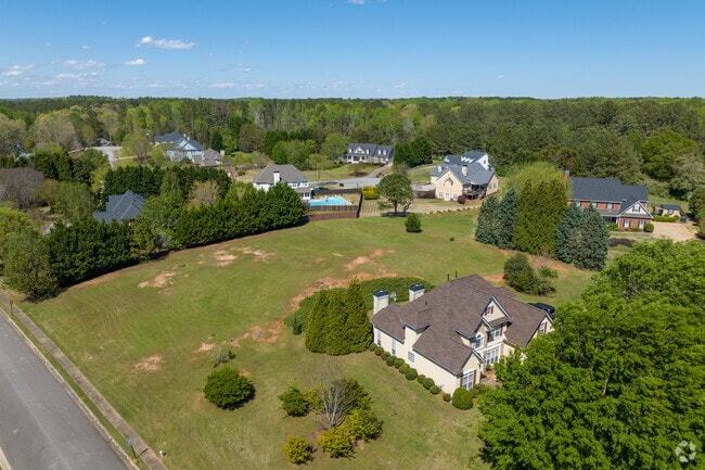 Homes in Tyrone reside of spacious plots of land.