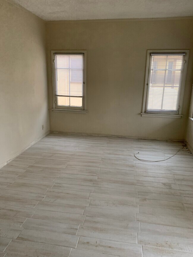 Living Room With Custom Floors