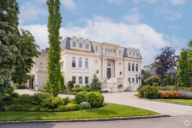 Multi-million dollar mansions can be found throughout Hewlett Harbor, NY.