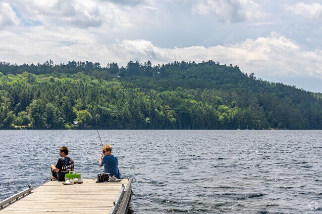 Enjoy a day out on the lake fishing with your buddies in West Fairlee.