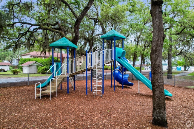 Turtle River Park in Blythe Island features a playground.