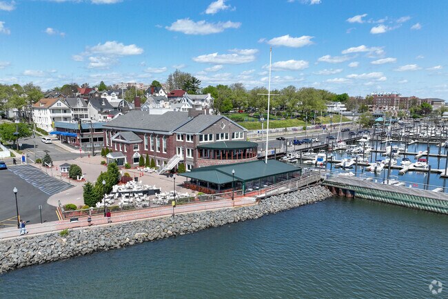 The Armory is situated on the Raritan Bay in Perth Amboy.