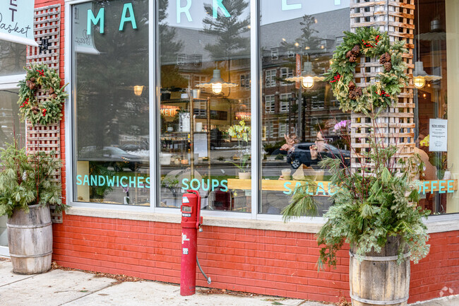 Enjoy a delicious meal at Campbell's Market Basket in Downtown East Lansing.