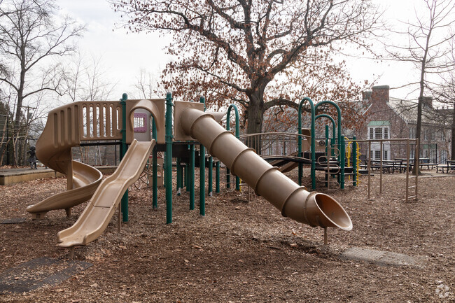 Students at Baker School in Brookline can enjoy the playground  on the campus.