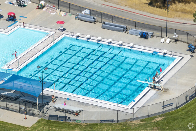 The pool at Yosemite High School in Oakhurst.