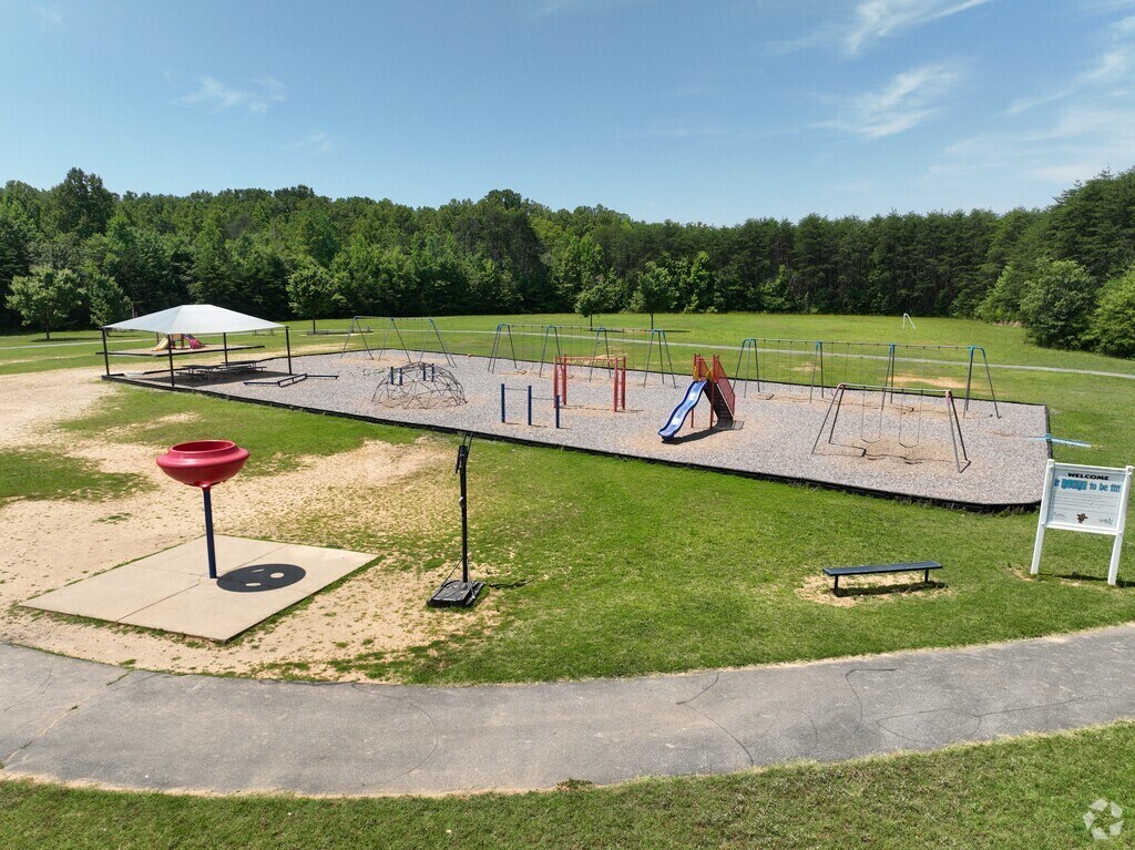 Kids love the playground at Huntsville Elementary School.