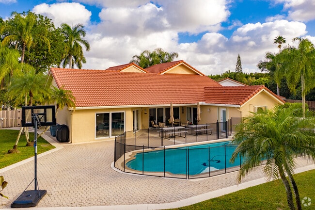 Many homes in Country Isle have pools in order to cool down from the Florida heat.