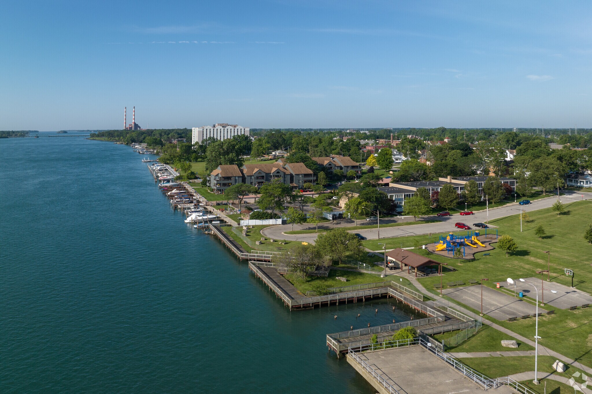 Pristine parks and riverside views are plentiful in the city of Trenton.