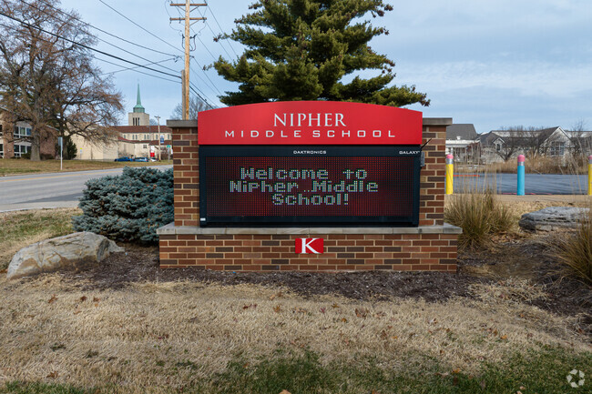 Nipher Middle School is located at 700 S. Kirkwood Rd.