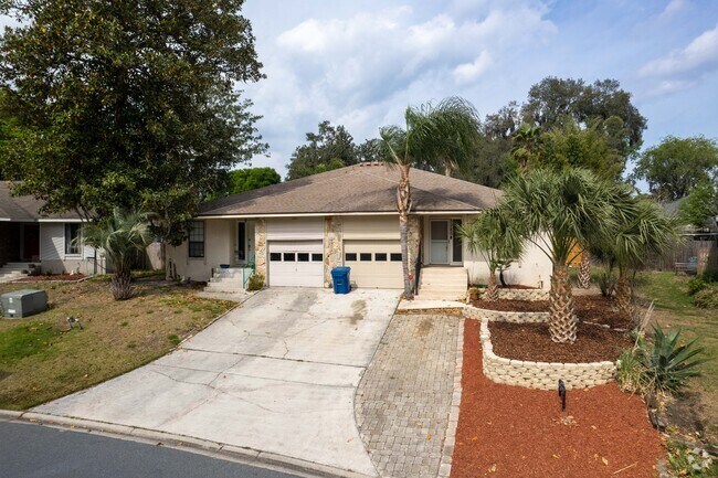 Many homes in the Hidden Hills neighborhood feature large driveways.
