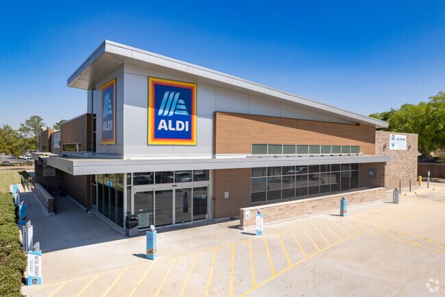 ALDI is the grocery store of choice among the Spring Shadows residents.