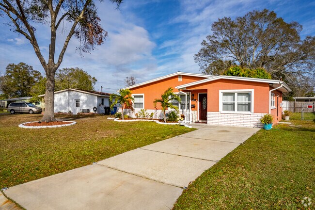Ranch-style homes built midcentury are common across Lealman.