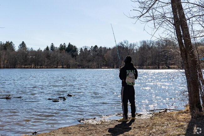 Stop by Turner Pond in Columbine Cliffs to enjoy a walk or wet a line.