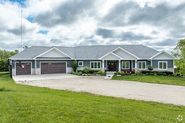 Modern homes can be found on the edges of Denison in small pockets or on acreages.