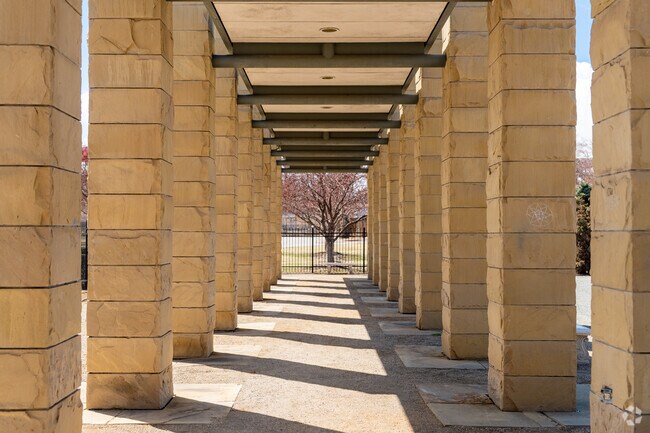 For some quiet reflection, take a stroll through Centennial Gardens in Auraria.