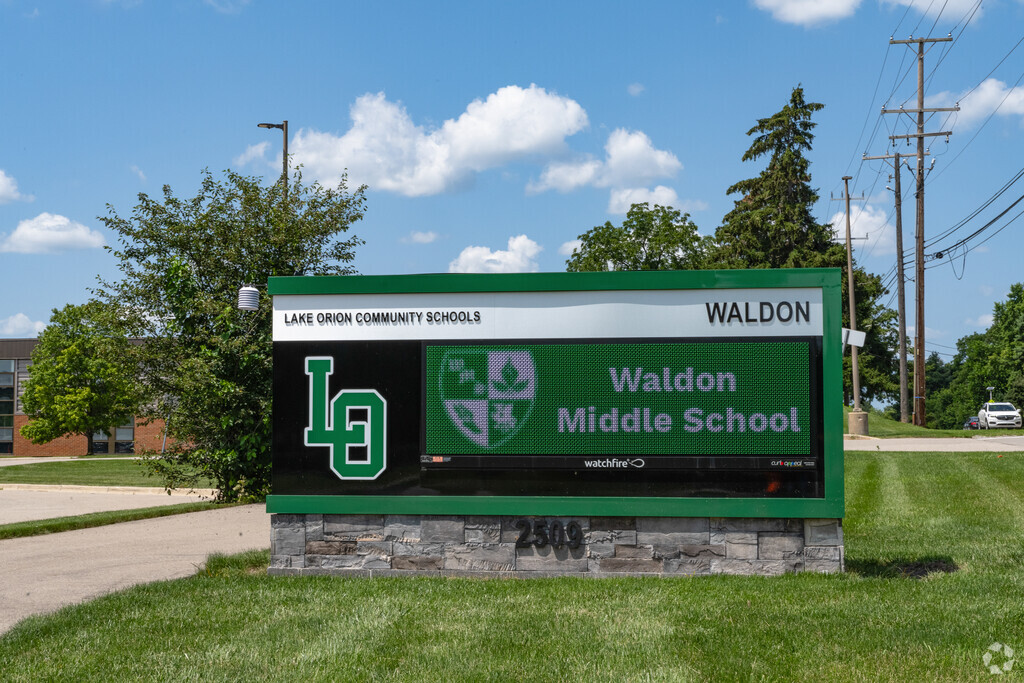 Waldon Middle School is part of the Lake Orion Community Schools system.