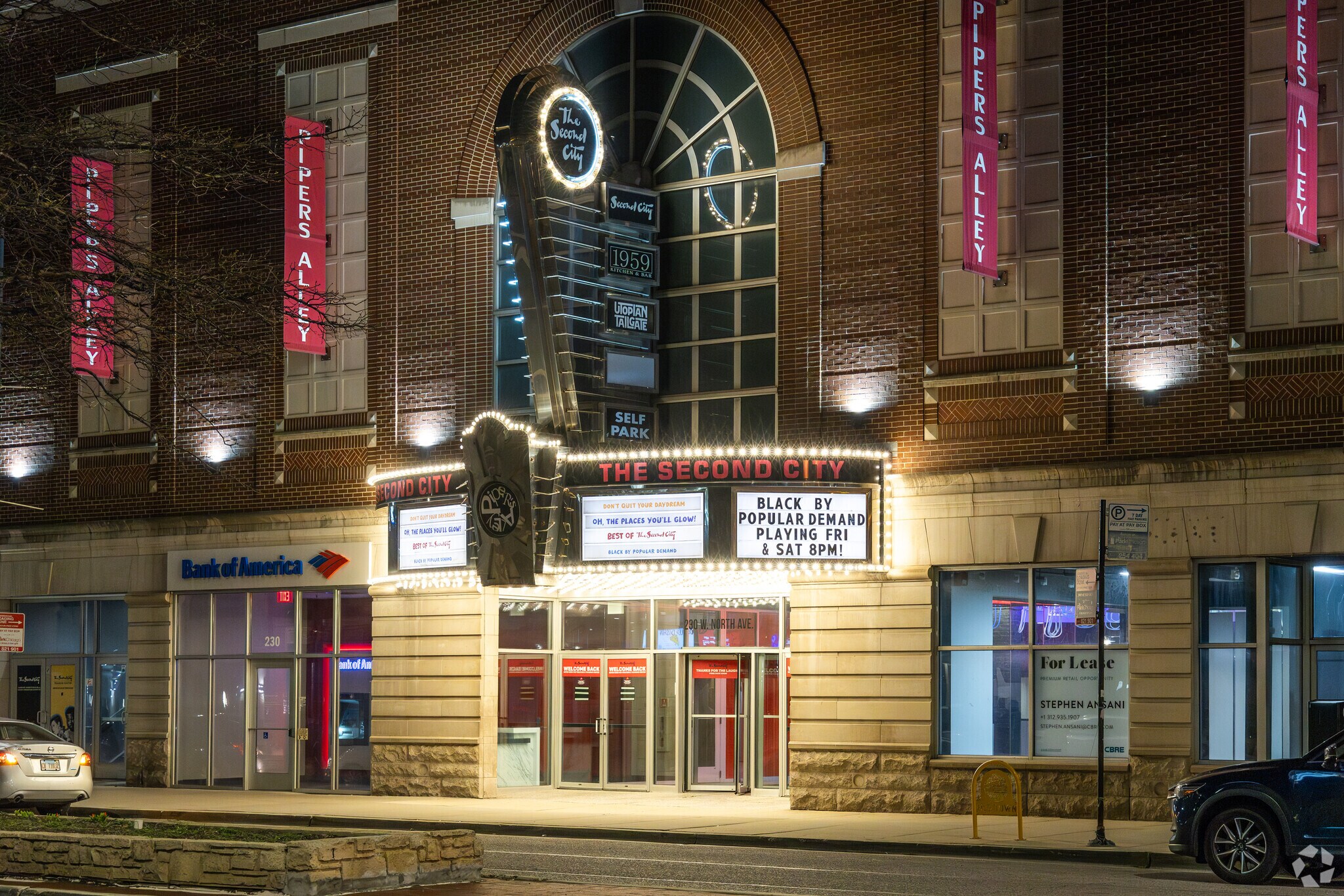 Second City in Old Town is a famous comedy club that has debuted many stars over the years.