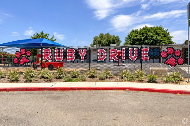 Ruby Drive Elementary School of Placentia has a vibrant campus.