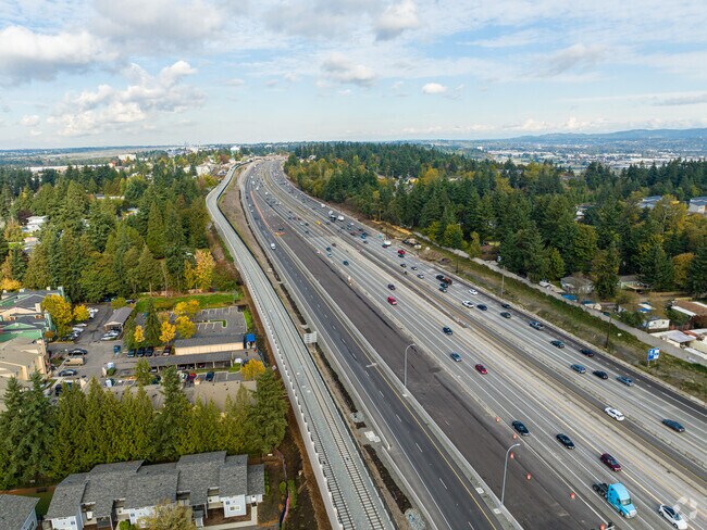 Interstate 5 heading towards Seattle.