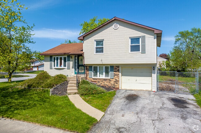 Charming split-level homes built in the 1980's are nestled in the modern West Matteson area.