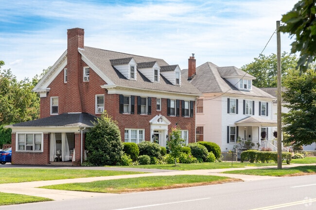 Colonial revival homes along Wyoming Ave in Forty Fort show pristine living in the area.