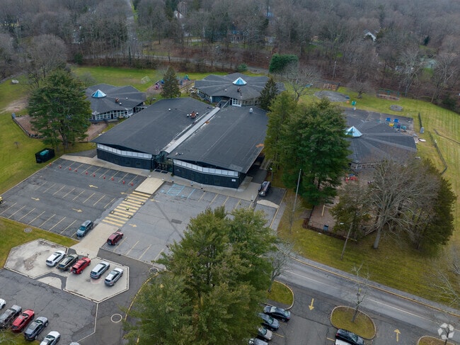 The Mead School sits on a large campus.