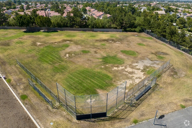 Baseball fields at Citrus Hills Intermediate School in the city of Corona, Ca.