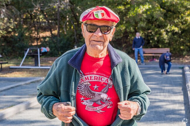 A 91-year-old man in Knollwood-Hanestown proudly showcases his Italian heritage.