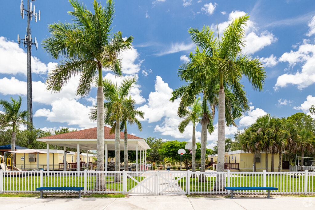 Nicaea Academy in Naples sits on a small private property.