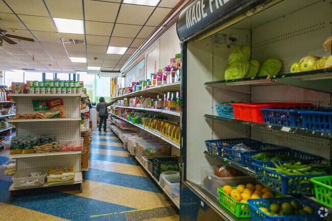 Residents can shop for fresh fruits and veggies at India Bazaar near Belmont.