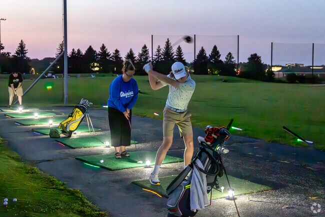 Glow Golf is a fun way to spend the night outdoors in Bello Reserve.