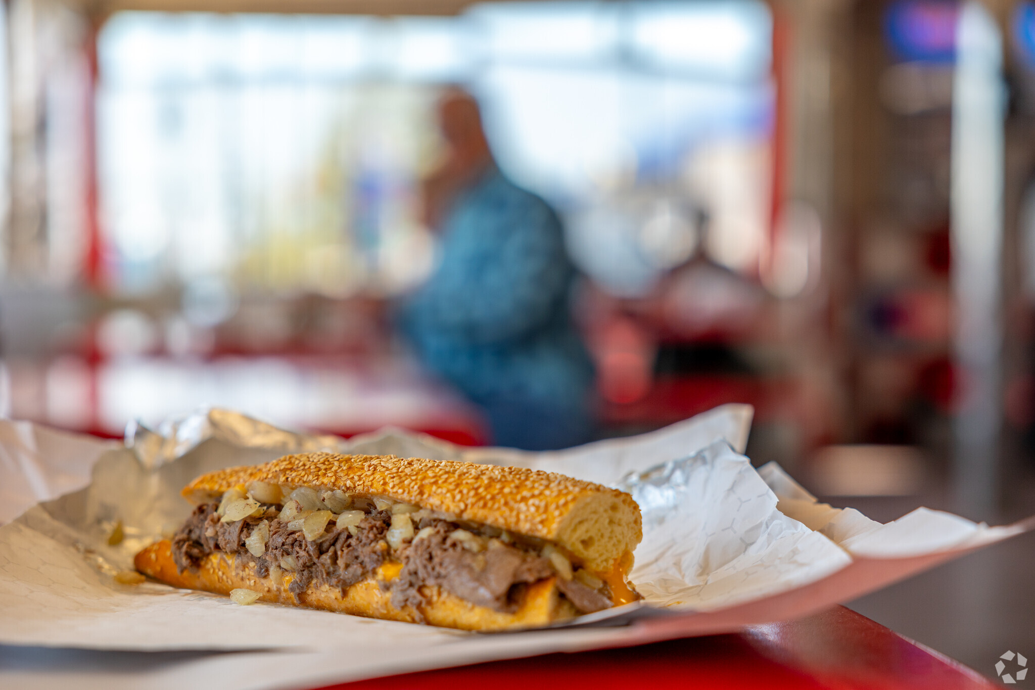 Snag a classic Philadelphia cheesesteak in Whitman at Tony and Nick's.